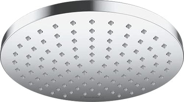 hansgrohe Vernis Blend - wassersparende Kopfbrause (EcoSmart), runde Duschbrause (205 mm), Regendusche mit 1 Strahlart für Wand- oder Deckenmontage, Brausekopf mit Antikalk-Funktion, Chrom, 26277000 im Sale